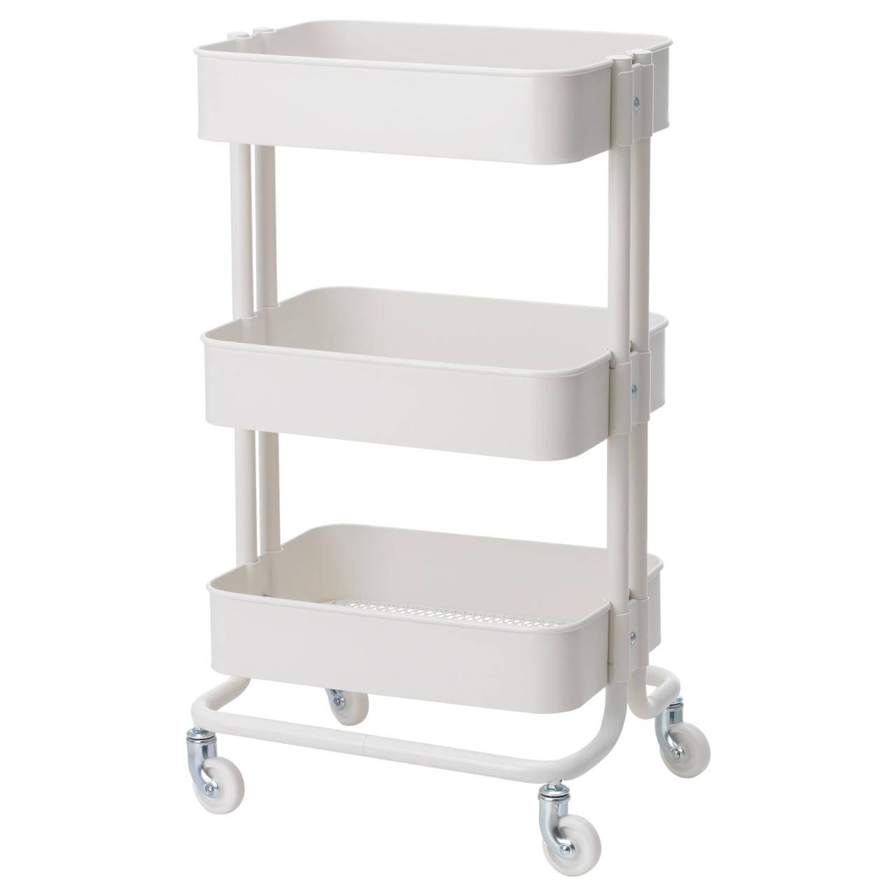 

IKEA RÅSKOG (203.829.32) Тележка, белая, Белый