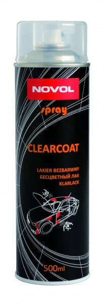 

Бесцветный акриловый автомобильный лак в баллончике Novol Clearcoat Spray