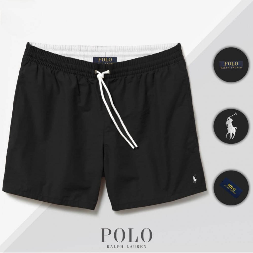 

Пляжные мужские шорты Polo Ralph Lauren (Черные)