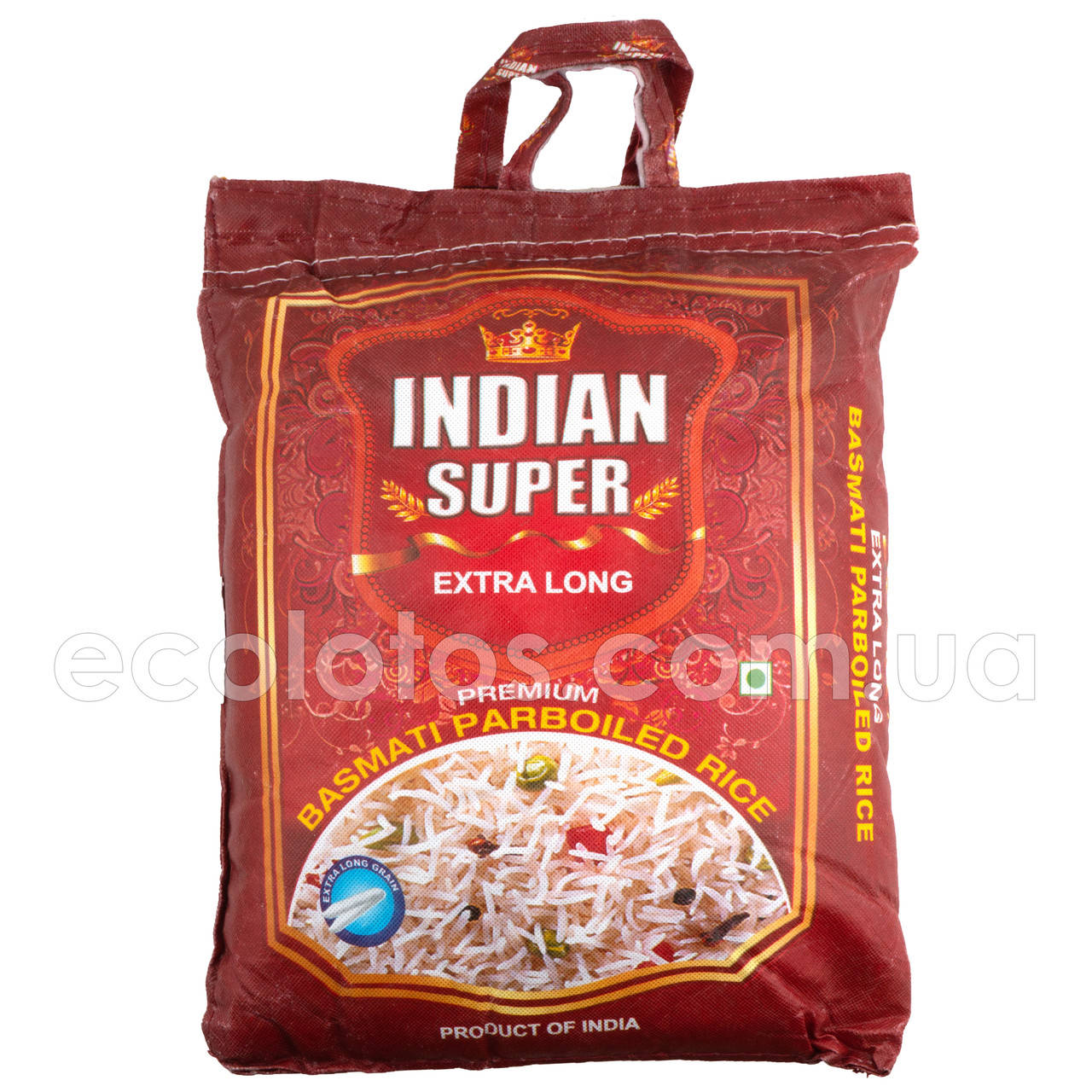 

Рис Басмати "Indian super extra long" пропаренный 5 кг, Индия