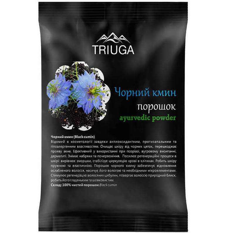 

Порошок Triuga Чорний кмин аюрведичний 50 г