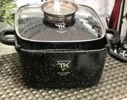 

Кастрюля-казан Top Kitchen 6,7 л - (28 см) TК 00056 FS, Черный