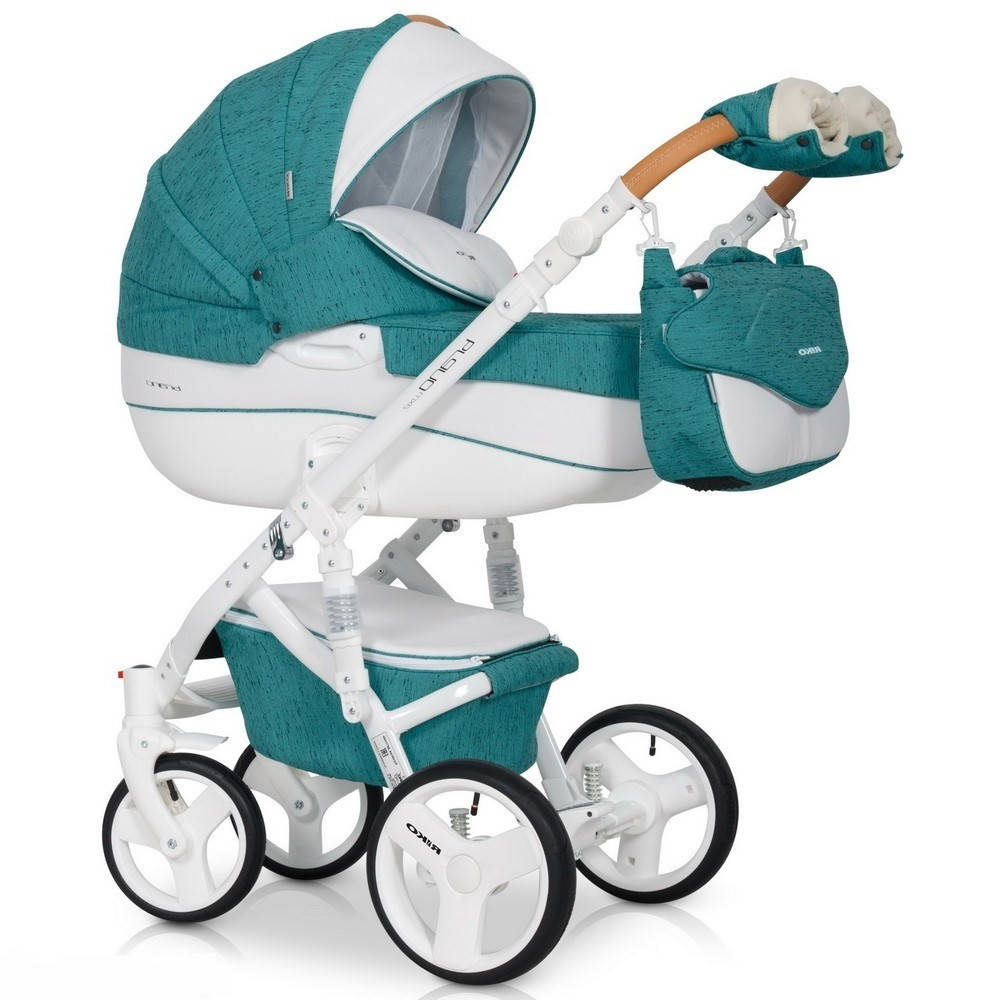 

Дитяча універсальна коляска 2 в 1 Riko Brano Luxe 03 Malachit, Бирюзовый