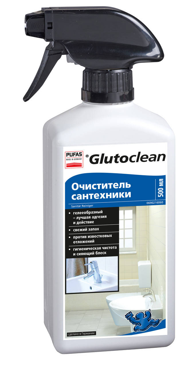 

Очиститель сантехники Glutoclean, 500мл