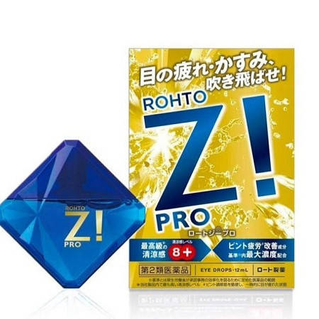 

Rohto Z! PRO Супер освежающие глазные капли с витамином B6 и аллантоином (12 мл)