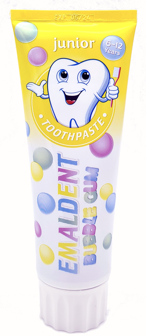 

Зубная паста Emaldent детская Junior (6-12лет) Bubble Gum 75мл