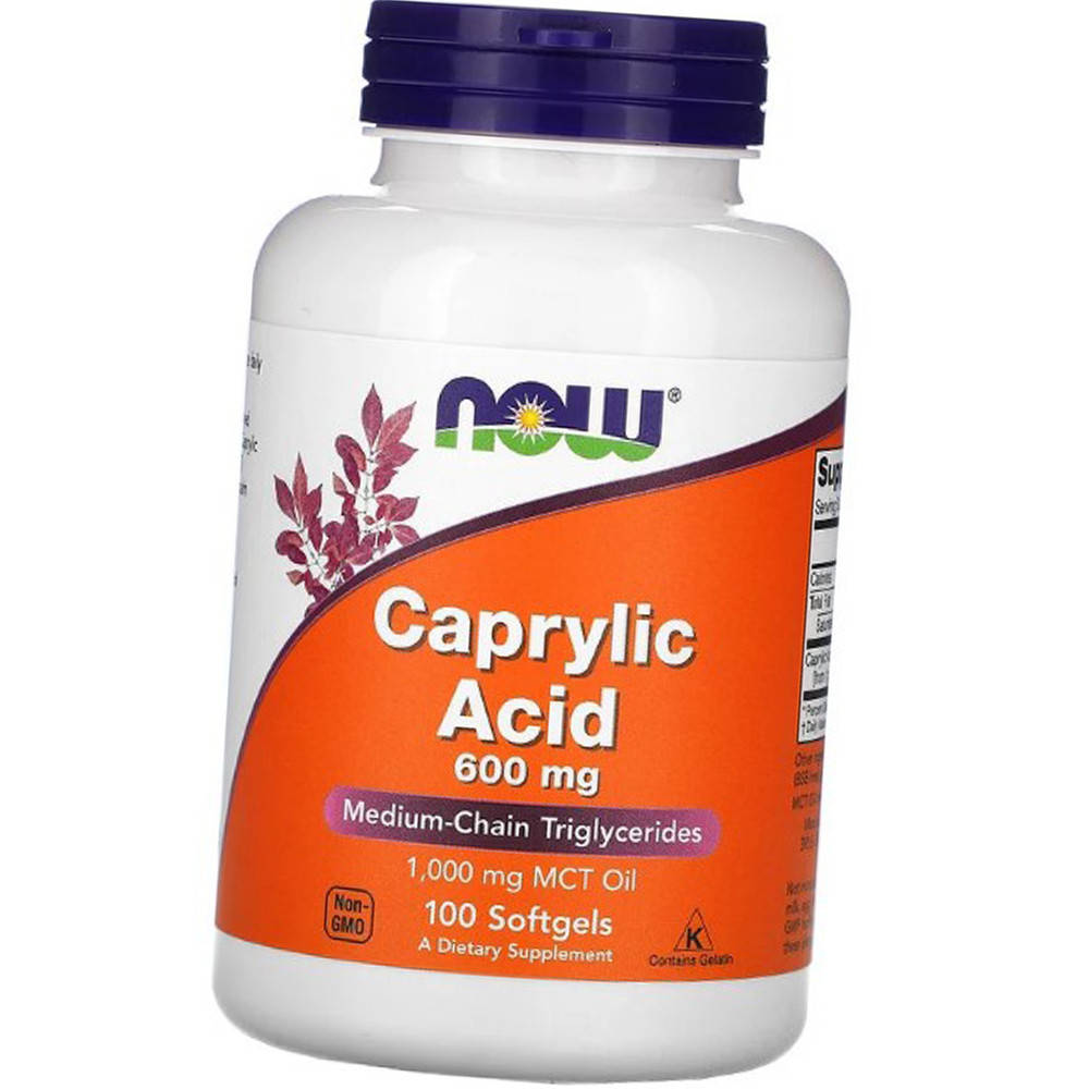 

Каприловая кислота NOW Caprylic Acid 100 капс