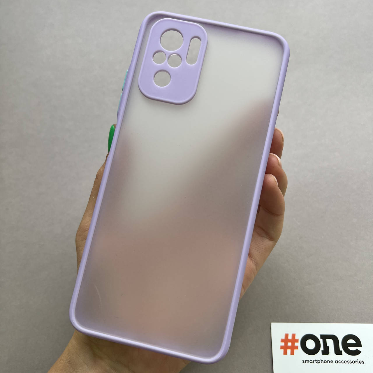 

Чехол для Xiaomi Redmi Note 10 с цветными кнопками с защитой для камеры чехол на сяоми нот 10 сиреневый TCB