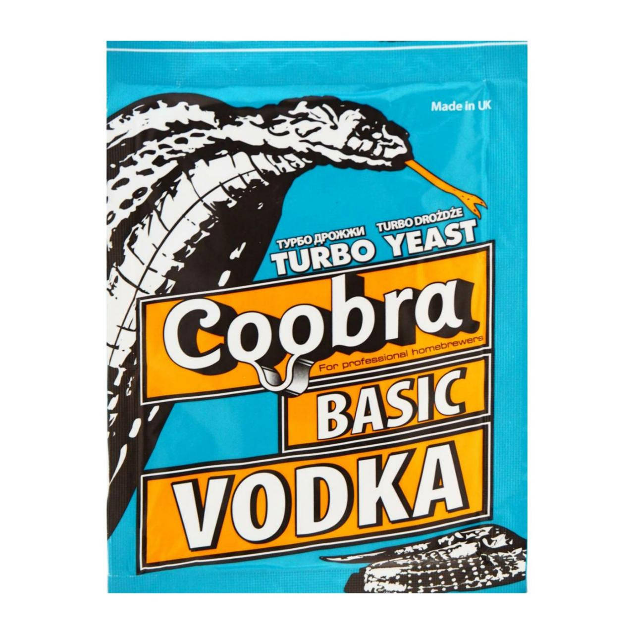 

Cухие турбо дрожжи Coobra Basic Vodka, 65 г