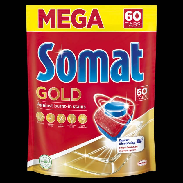 

Таблетки для посудомоечных машин Сомат Золото Somat Gold 60 шт