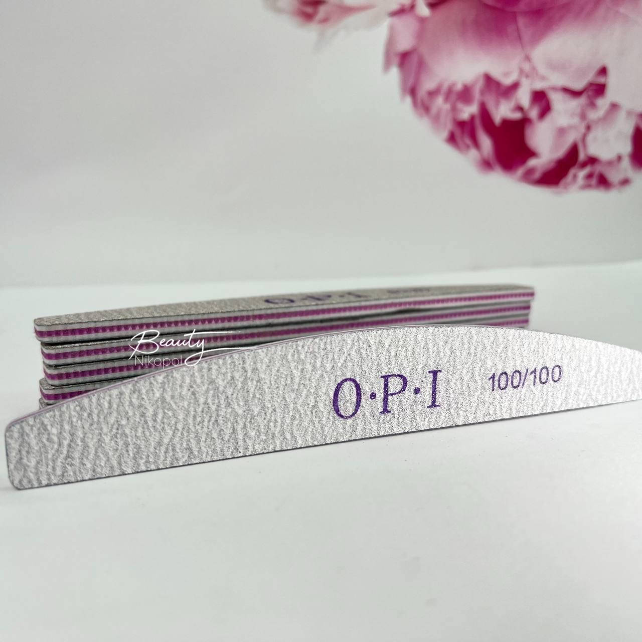 

Пилка для ногтей OPI полукруг 100/100