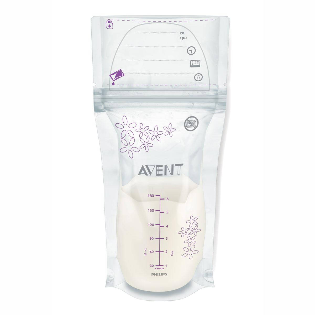

Пакеты Philips Avent для хранения грудного молока, 180 мл, 25 шт