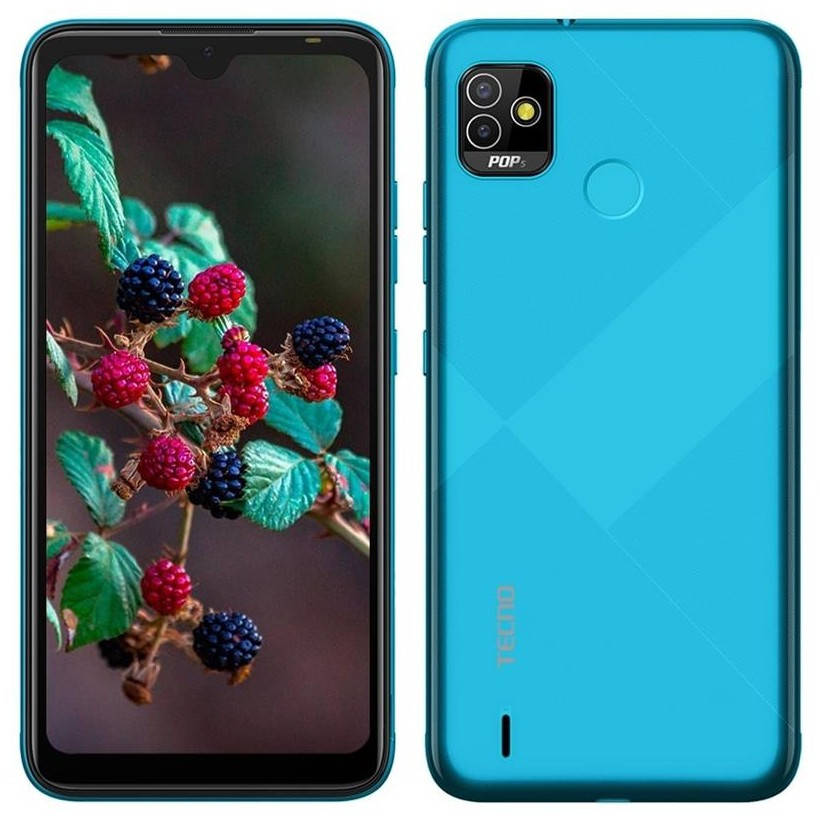 

Смартфон Tecno Pop 5 (BD2p) Dual Sim Ice Blue (4895180768354), Синий