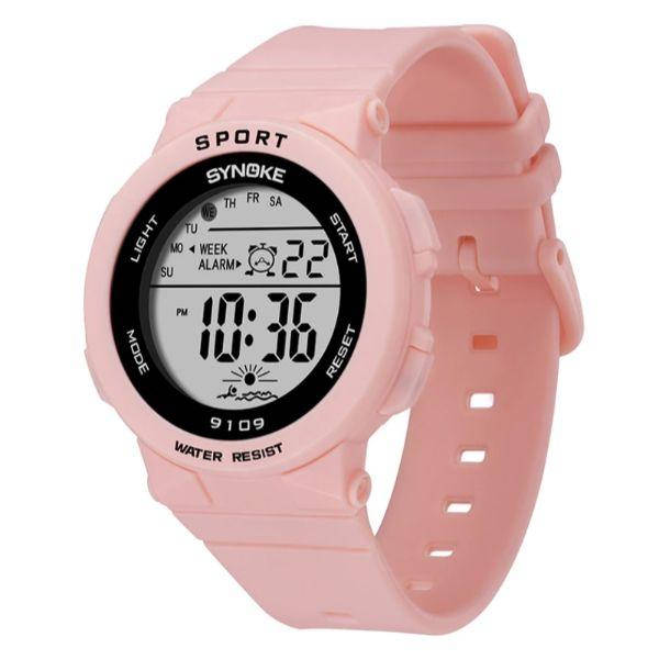 

Женские спортивные часы Sanda Pink с будильником и секундомером