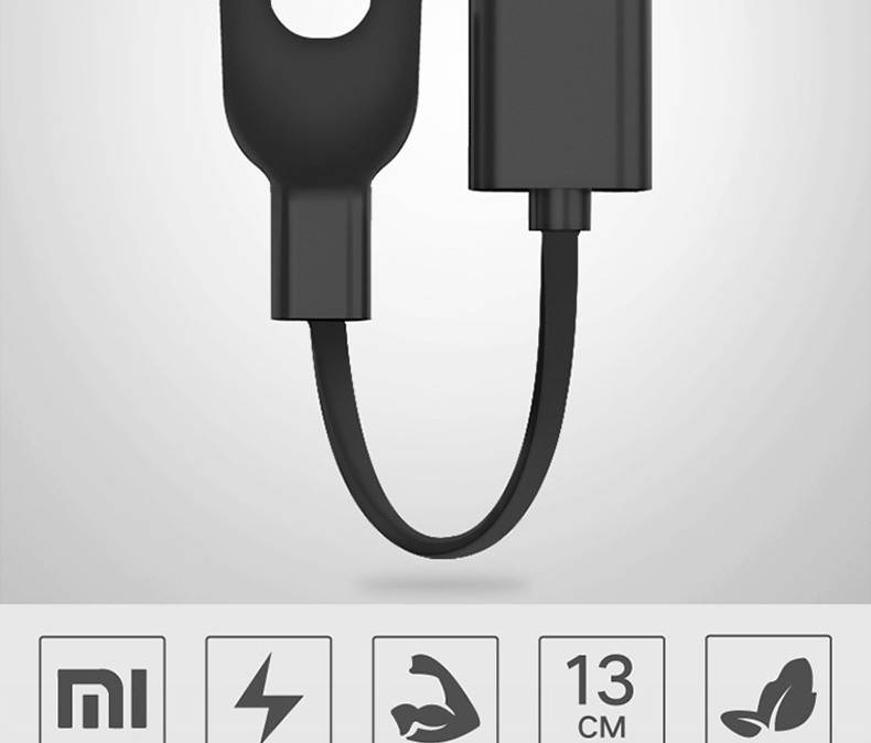 

USB кабель для зарядки Xiaomi Mi Band 3 / ЮСБ зарядка для Mi Band 3