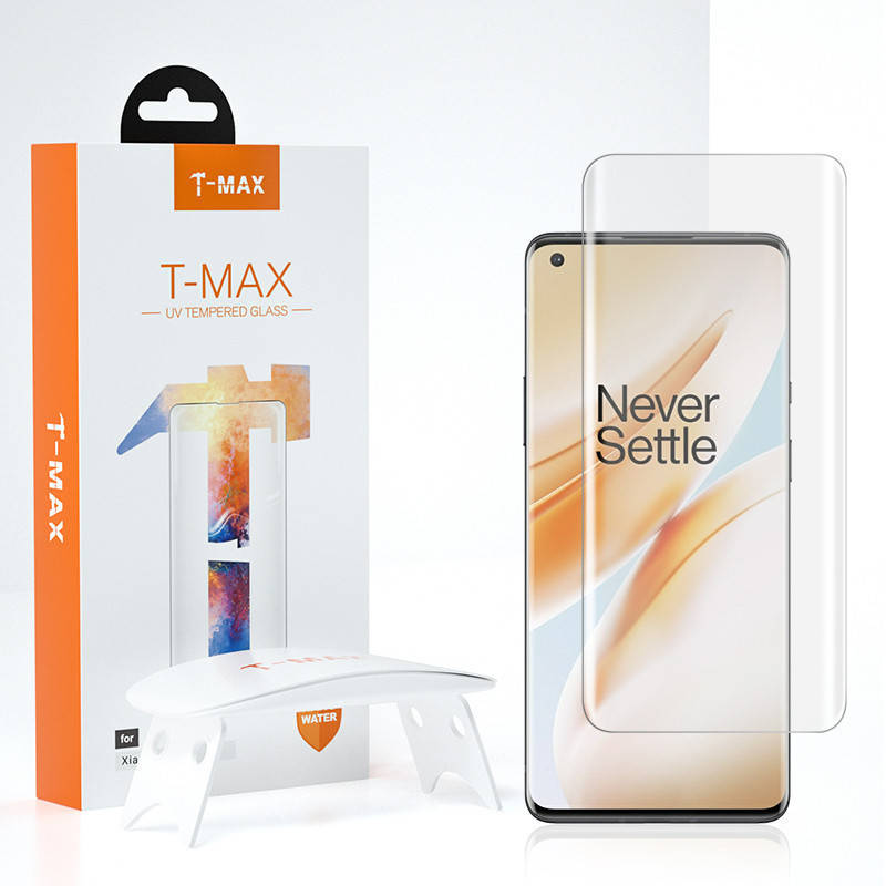 

Защитное стекло T-Max UV Tempered Glass для OnePlus 8 Clear