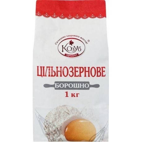 

Мука цельнозерновая пшеничная 1кг Козуб