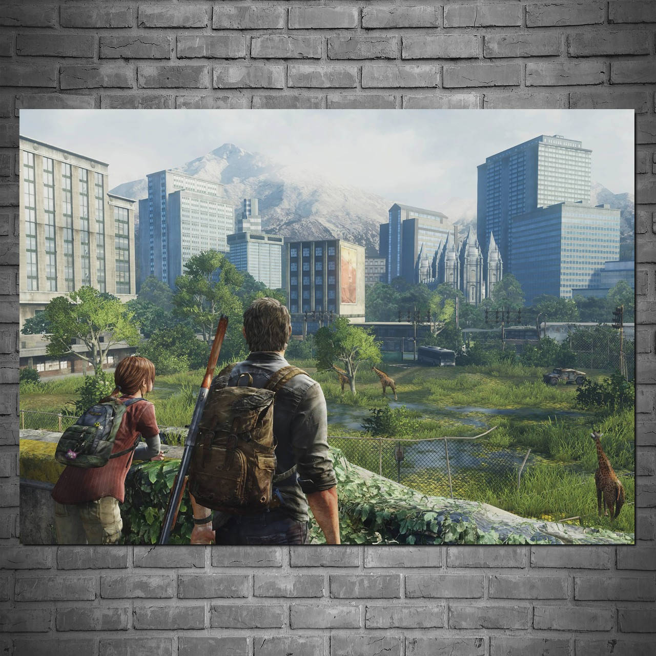 

Плакат "Последние из нас, жирафы, Last Of Us" (артикул 1711) 30, Полуглянец, 42