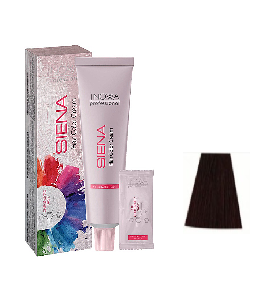 

Крем-краска для волос jNOWA Professional Siena Chromatic Save 5/6 Гранат 90 мл
