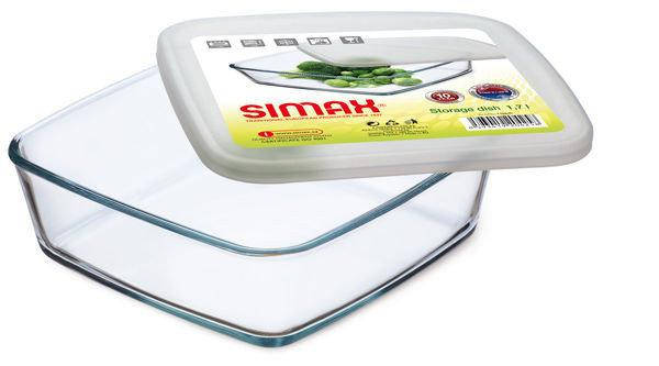 

Салатник квадратный с крышкой 7466 Simax