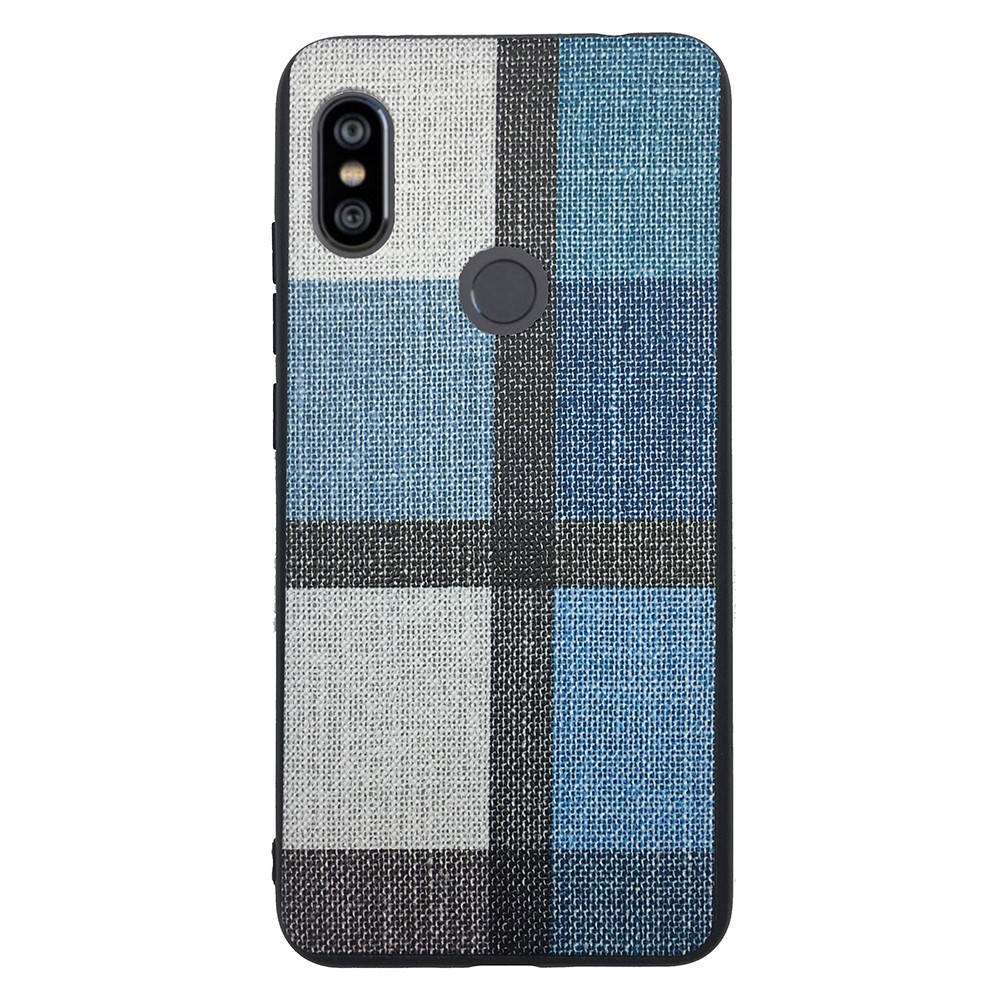 

Чехол-накладка DK-Case силикон Fabric Print для Xiaomi Redmi Note 6 Pro (blue), Синий