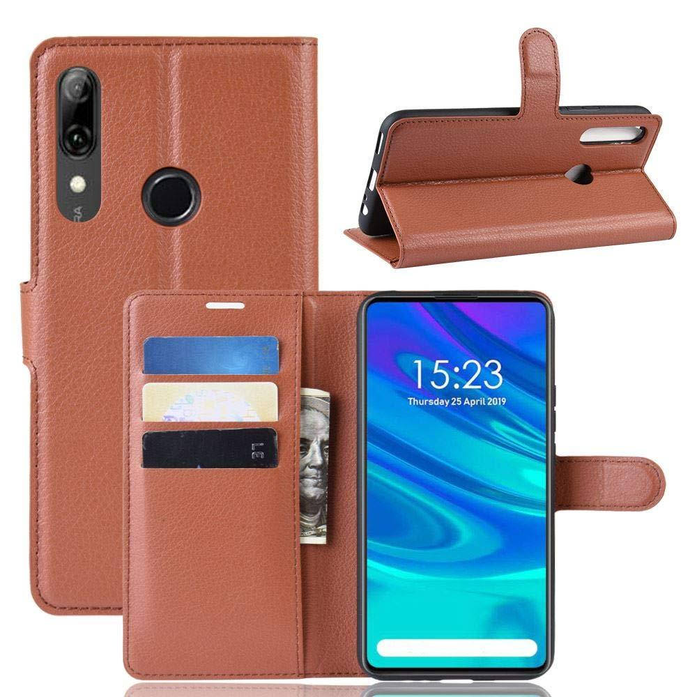 

Чехол IETP для Huawei P Smart Z книжка кожа PU коричневый