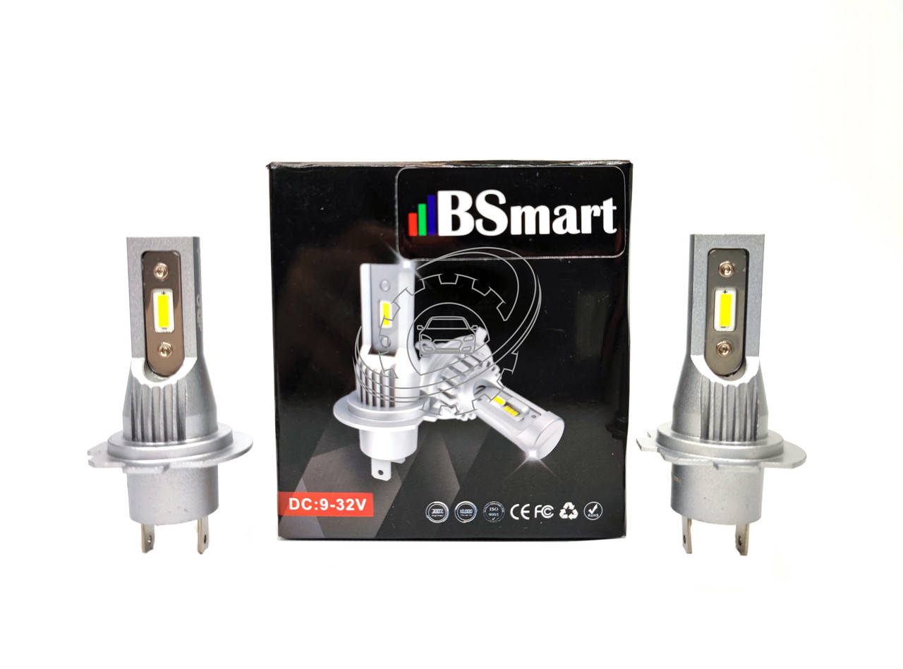 

Автолампы LED BSmart V10P диод CSP Южная Корея H7 8000Лм 30Вт 12-24В