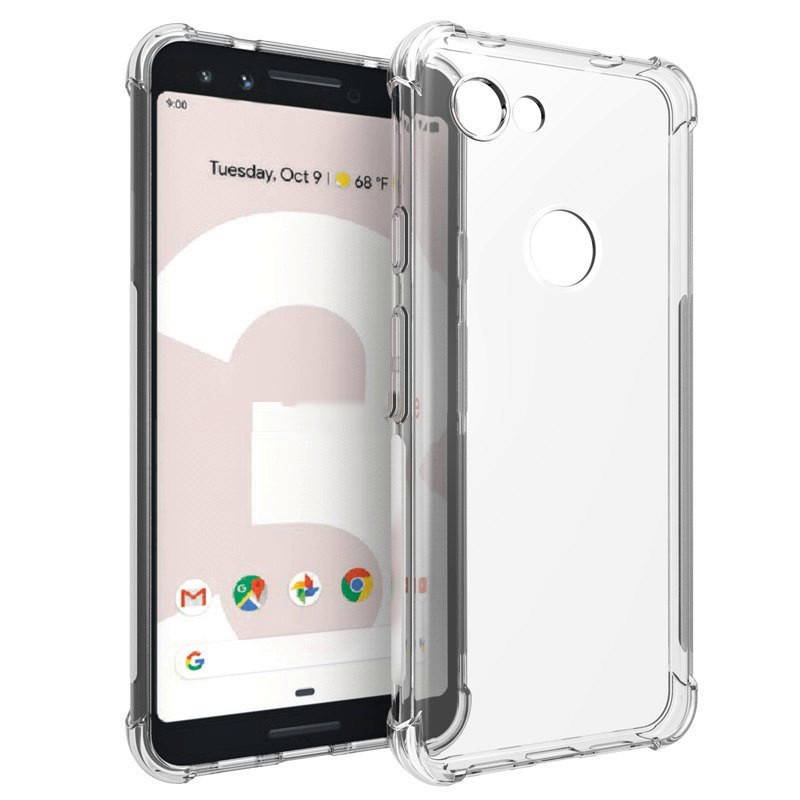 

Противоударный чехол для Google Pixel 3A XL прозрачный силиконовый