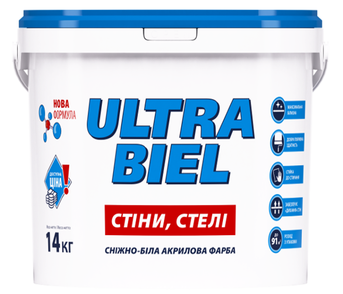 

Фарба інтер'єрна Sniezka Ultra Biel 20 кг/15 л