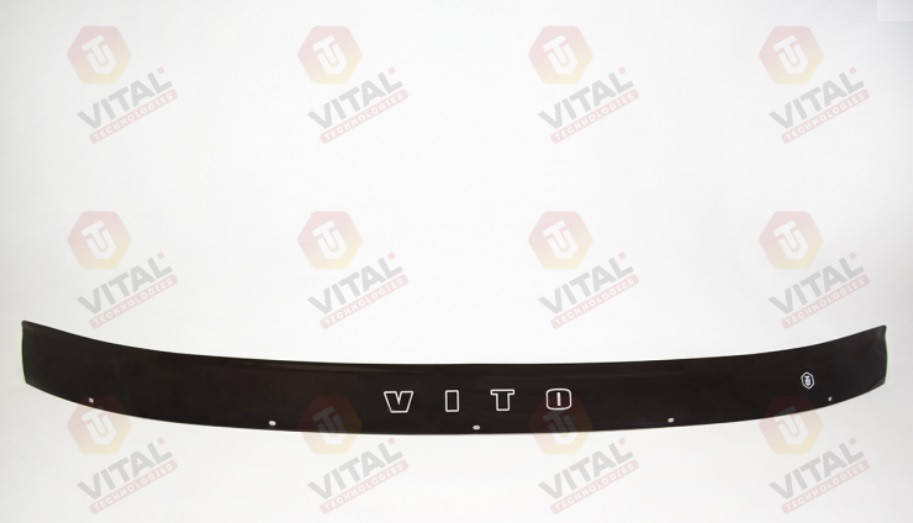 

Дефлектор капота VT52 (мухобойка) Mercedes-Benz Vito 1996-2003 W638, Vip Tuning, MRD05