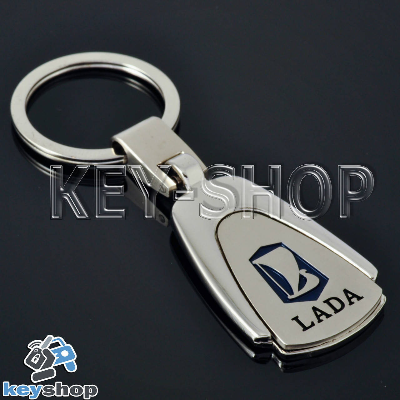 

Брелок для авто ключей Lada (Лада) металлический