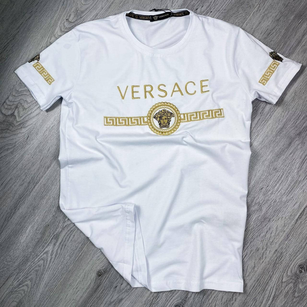

Брендовая футболка Versace, Белый