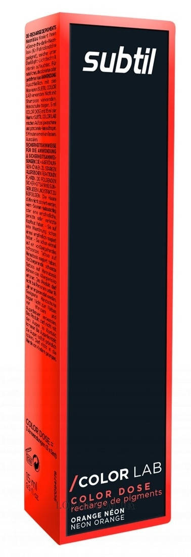 

Неоновый безаммиачный краситель прямого действия DUCASTEL Subtil Color Doses Neon - оранжевый, 15 мл