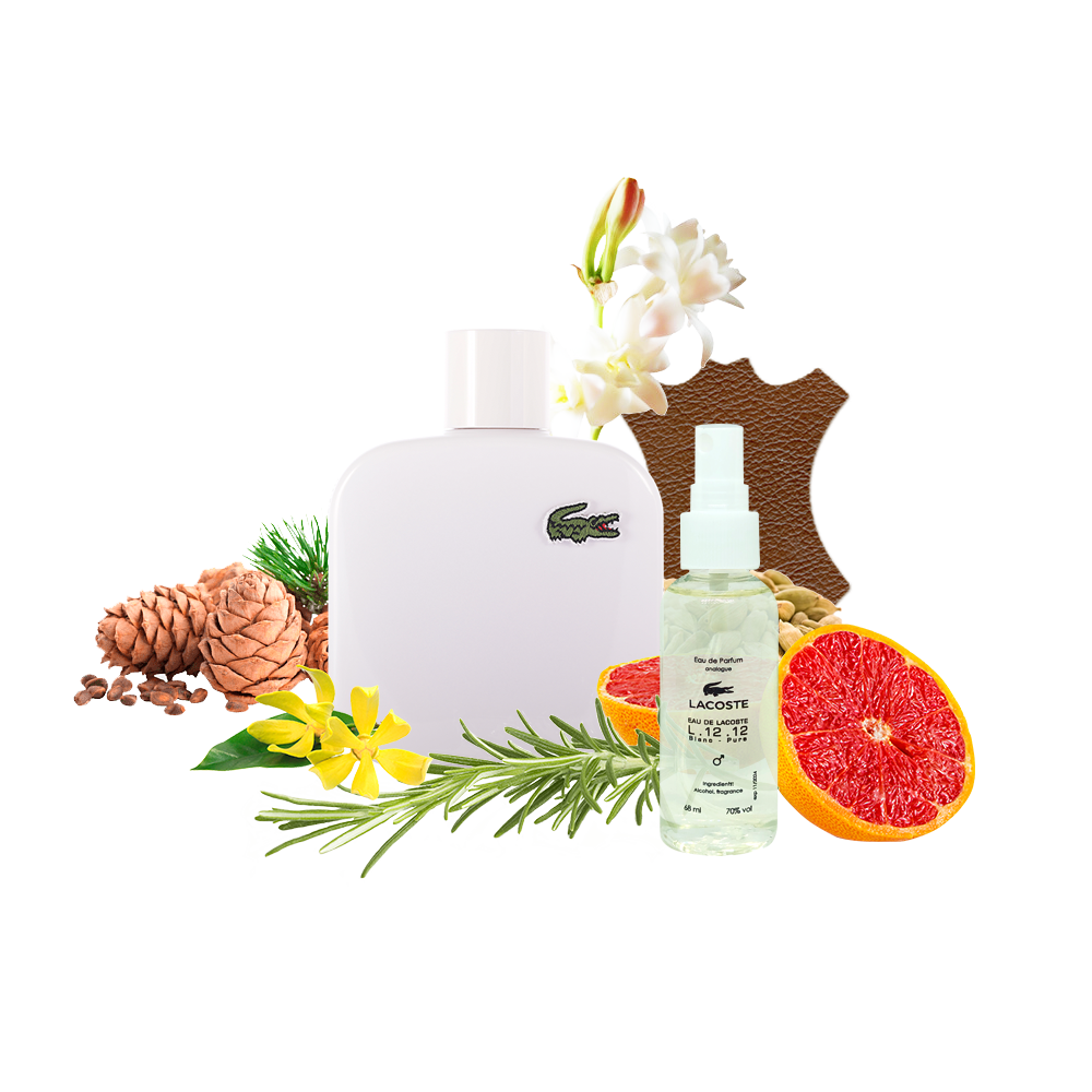 

Парфюмированная вода мужская LACOSTE Eau De L.12.12 Blanc 68 ml