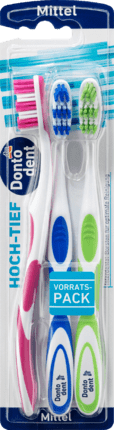

Dontodent Зубная щетка high-low medium, 3 шт. Германия