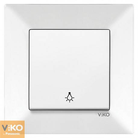 

Кнопка звонка Viko MERIDIAN, белая, 1 кл.
