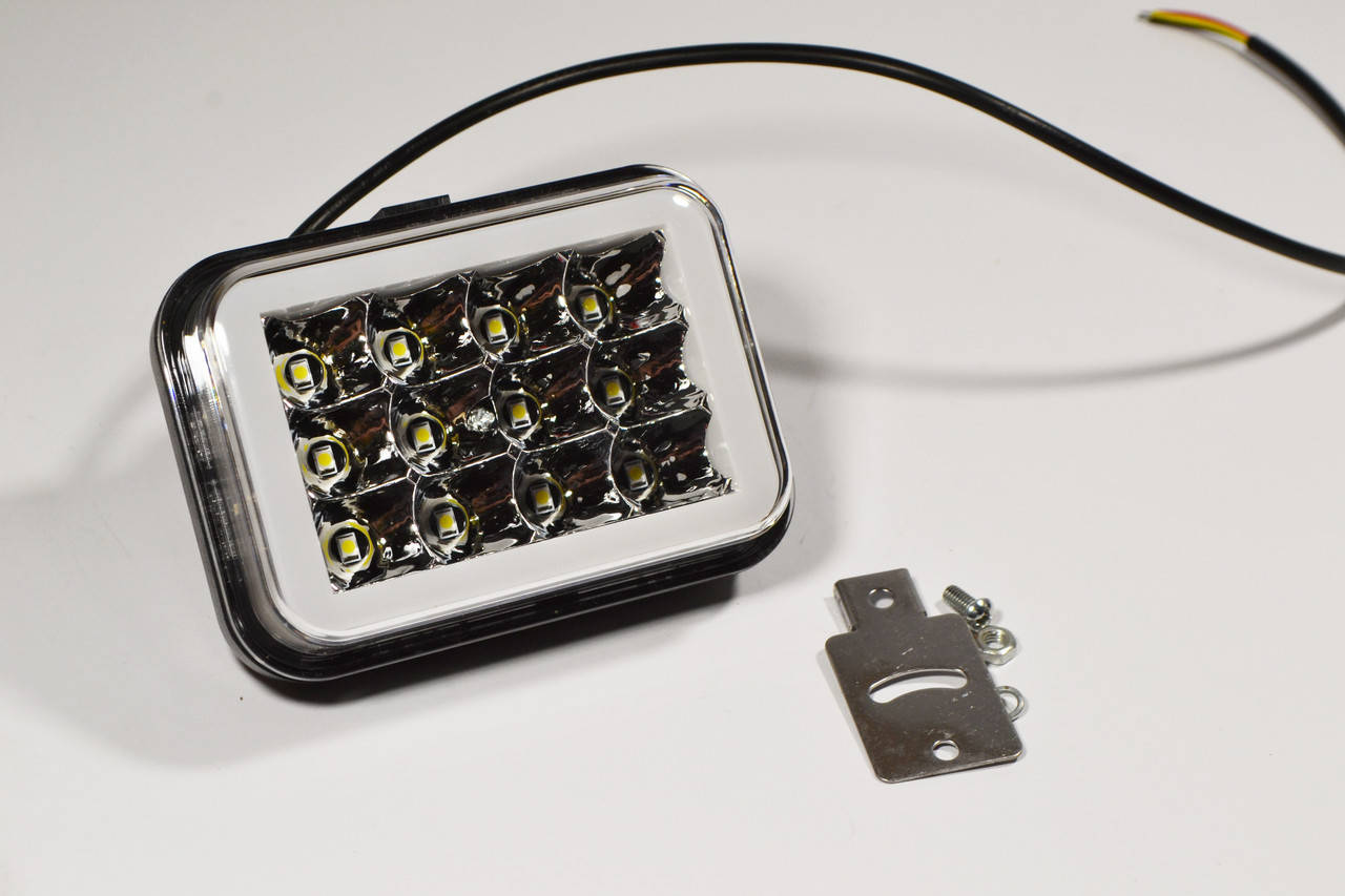 

Светодиодная LED фара рабочая 36W/60 + стробоскоп и ангельский глаз