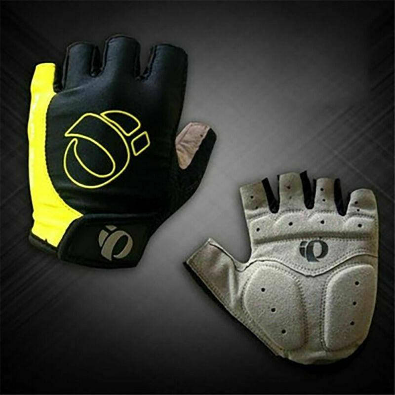 

Перчатки велосипедные Pearl Izumi гелевые беспалые вело велоперчатки Black-Yellow XL