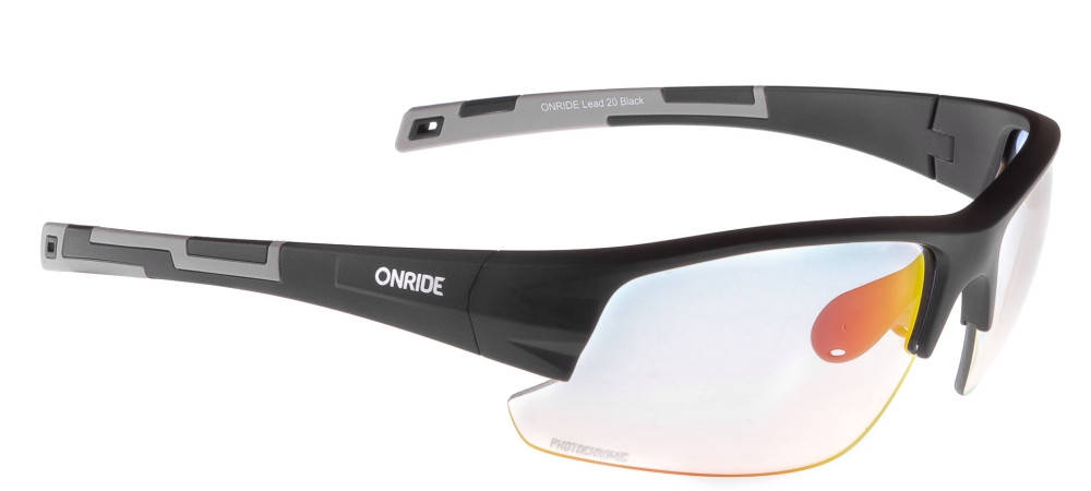 

Очки ONRIDE Lead 20 матовые черные с линзами Photochromic Revo Red (67-25%)