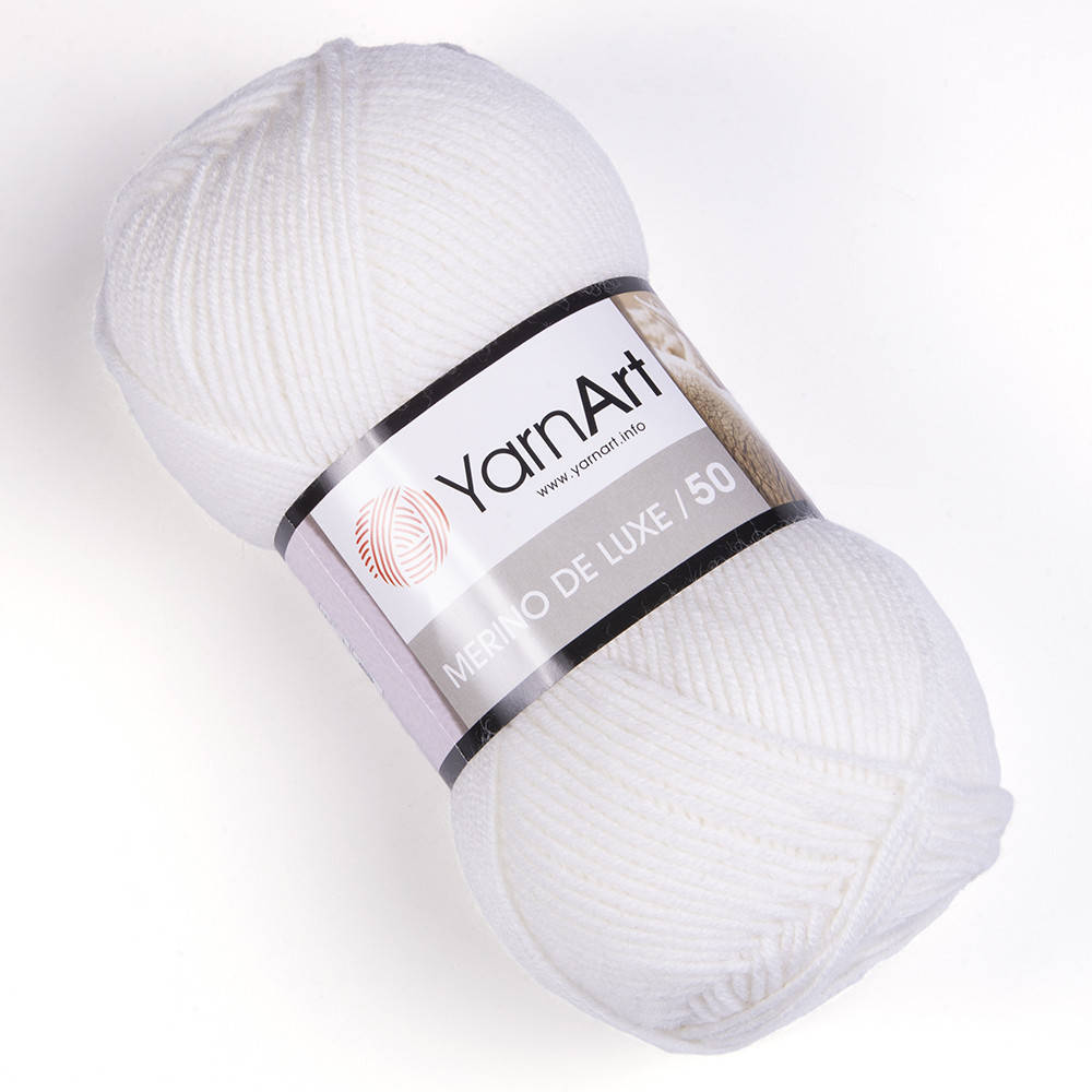 

501 Пряжа YarnArt Merino De Luxe 50