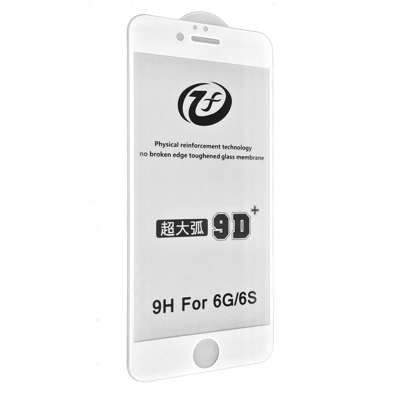 

Защитное стекло DK 9D+ Full Glue для Apple iPhone 6 / 6S (white), Белый