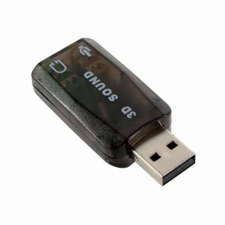 

Внешняя USB Звуковая карта 5.1 3D sound