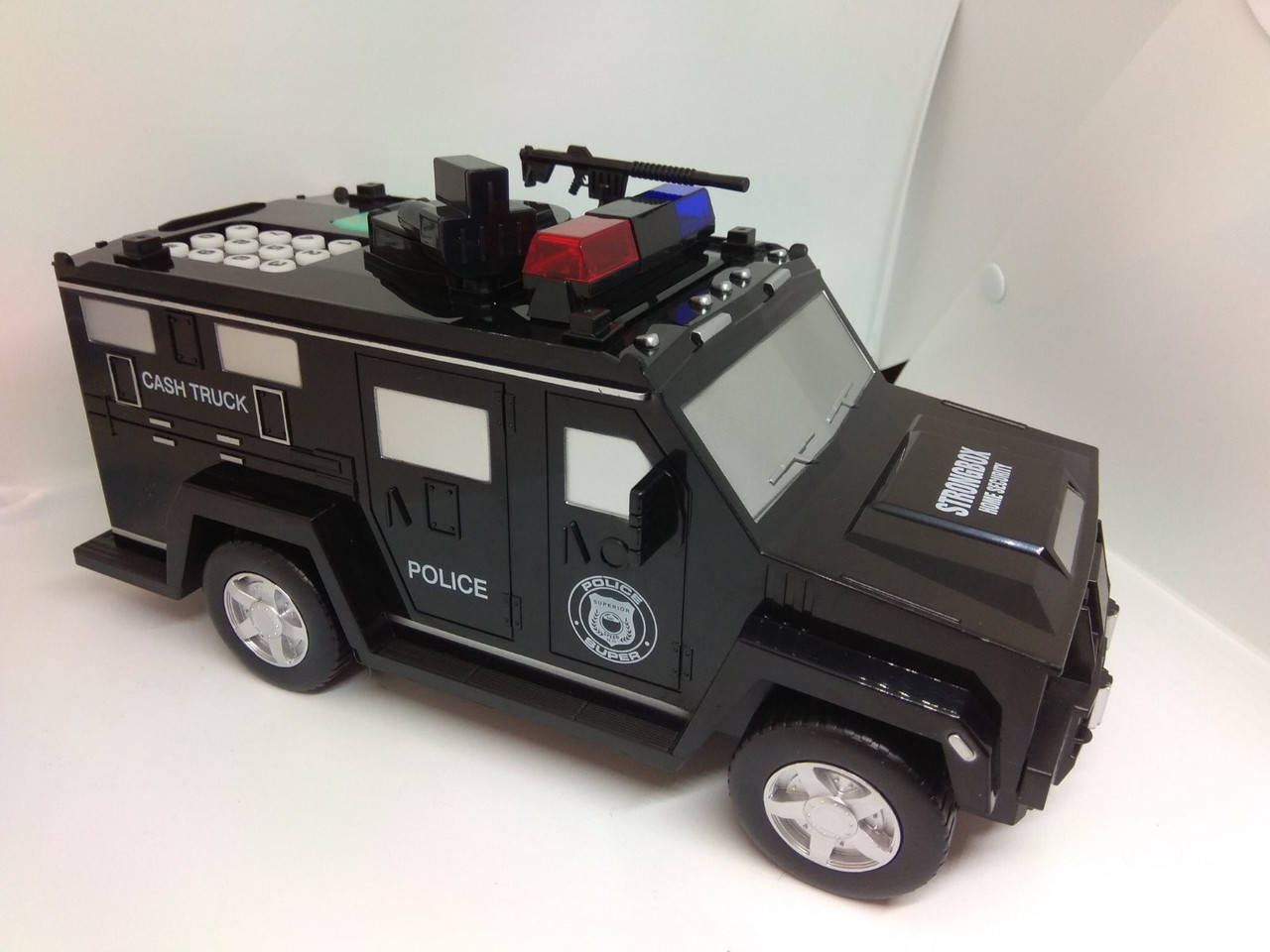 

Электронная копилка-сейф с кодовым замком и отпечатком Cach Truck Машинка Hummer черная