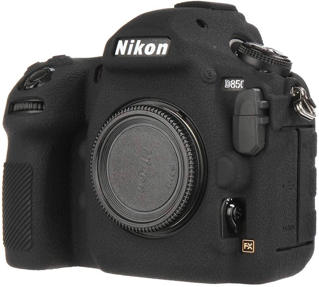 

Защитный силиконовый чехол для фотоаппаратов Nikon D850 - черный