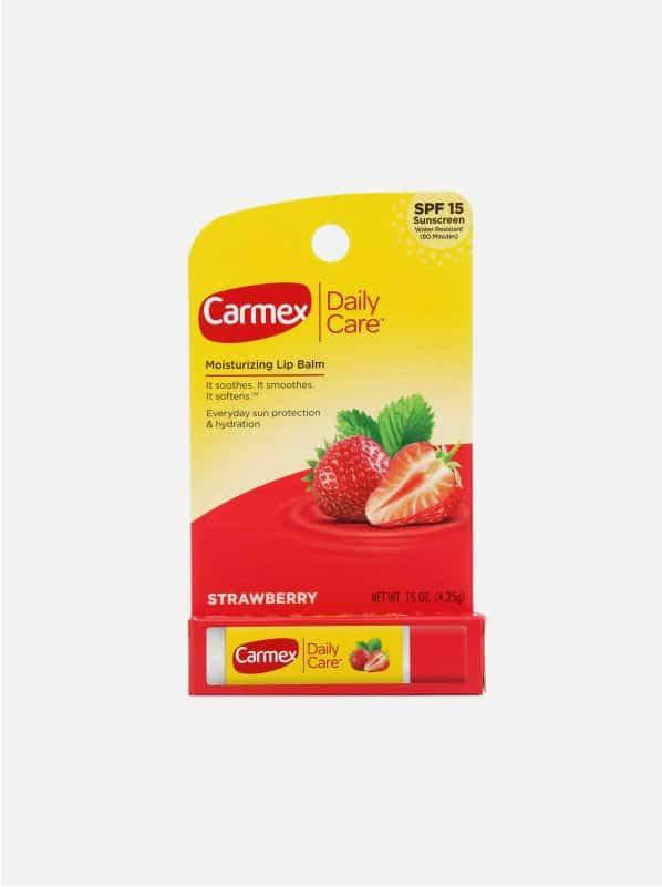 

Зволожуючий бальзам для губ "Полуниця" Carmex, Daily Care, SPF 15 (4,25 г) (Кармекс)