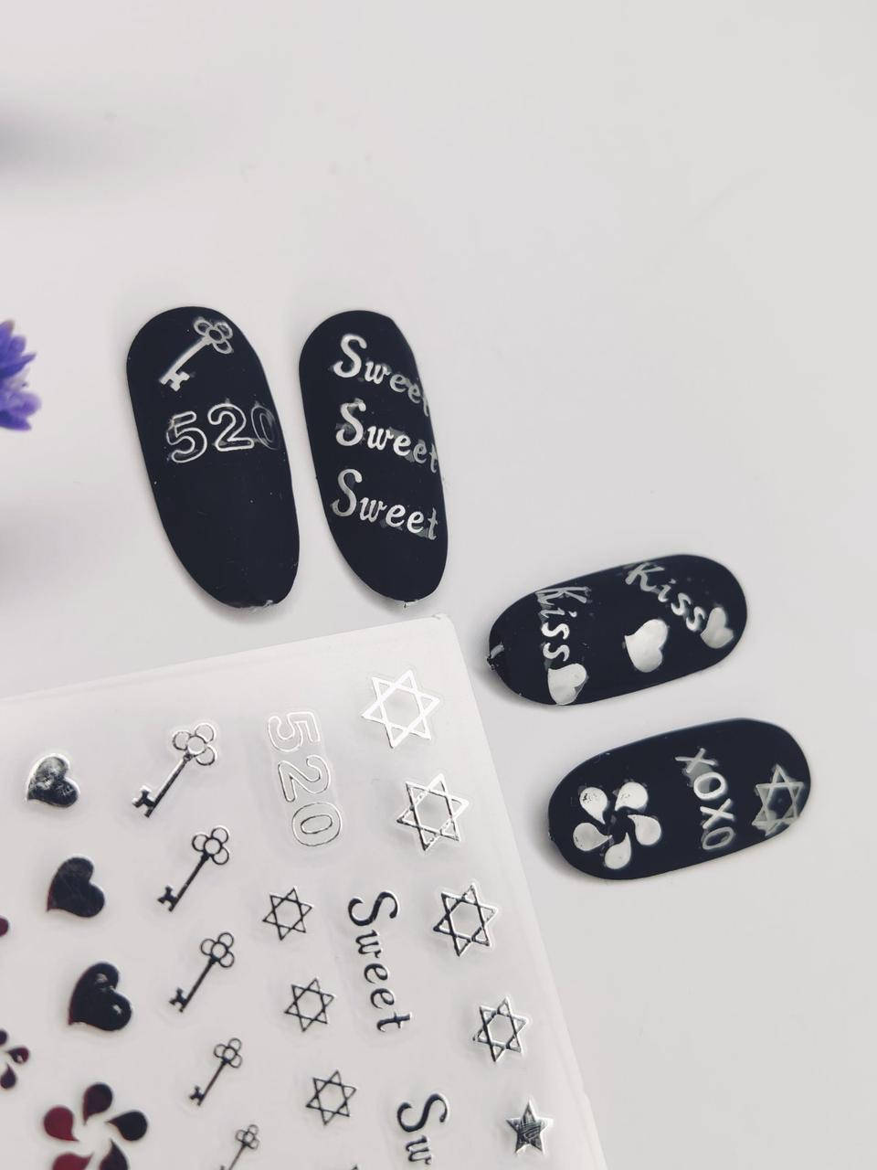 

Наклейки для дизайна ногтей