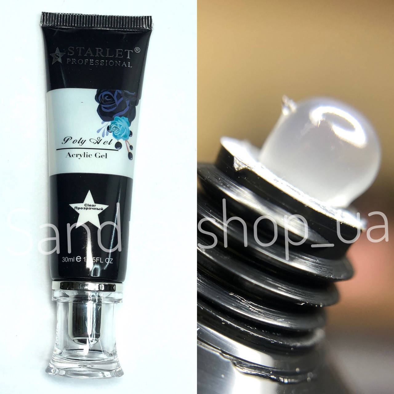 

Акрил-Гель Starlet Professional,30 ml (прозрачный) 01
