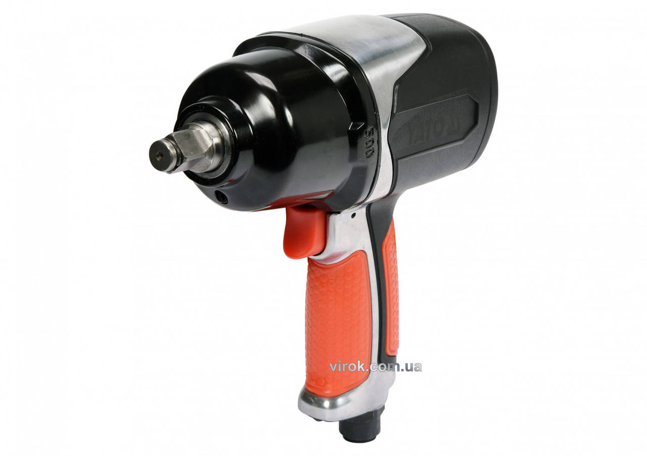 

Гайковерт пневматический ударный YATO 1/2" 680 Нм YT-09524