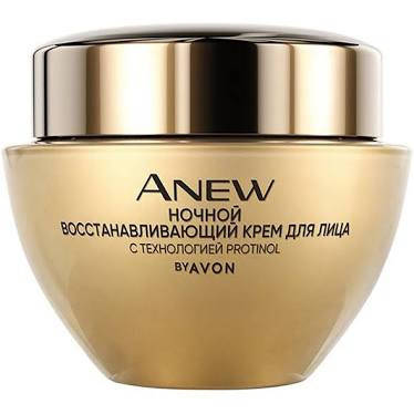 

Avon ночной восстанавливающий крем для лица anew 45+ ейвон эйвон