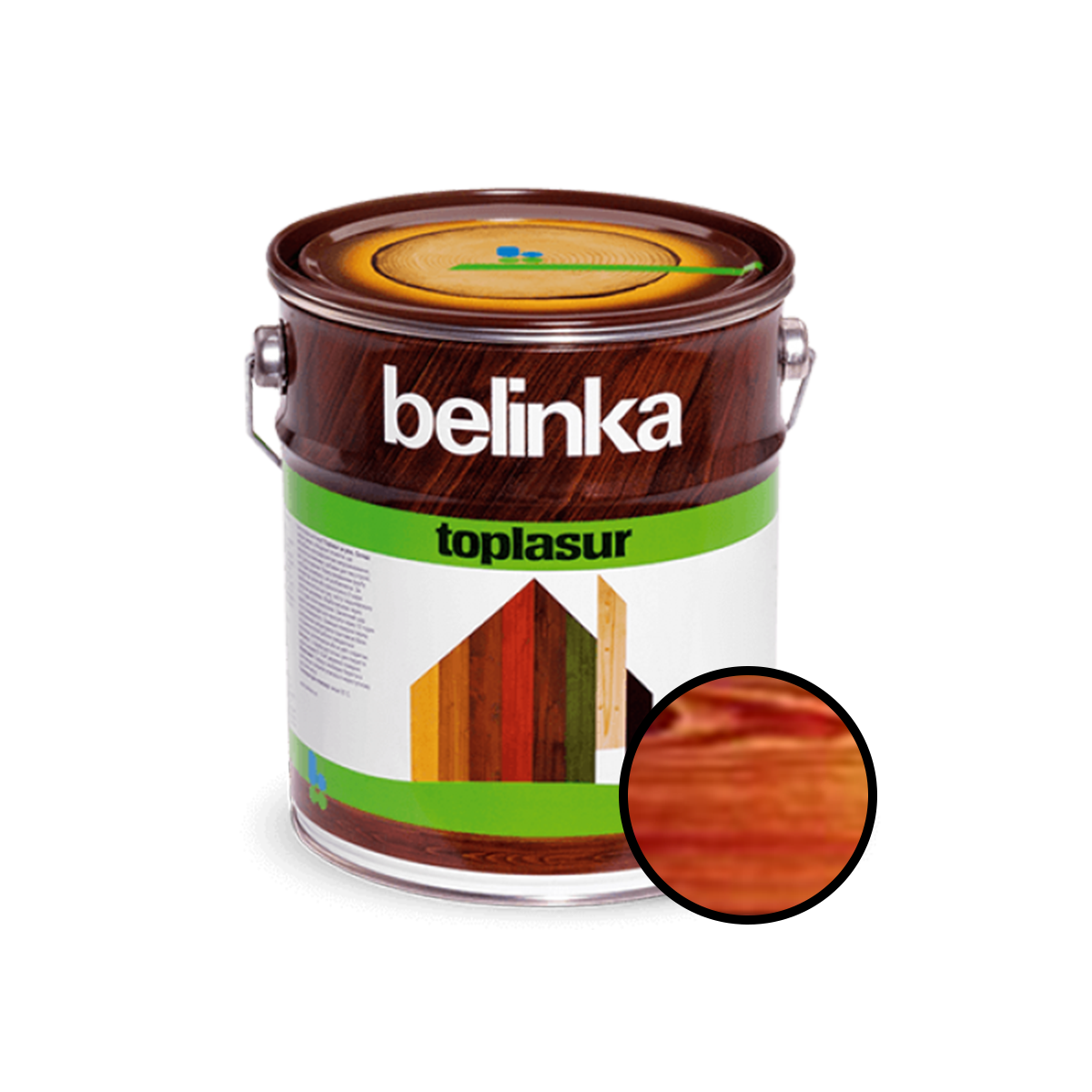 

Лазурь для дерева Belinka Toplasur №17 тик полуглянец 2.5л
